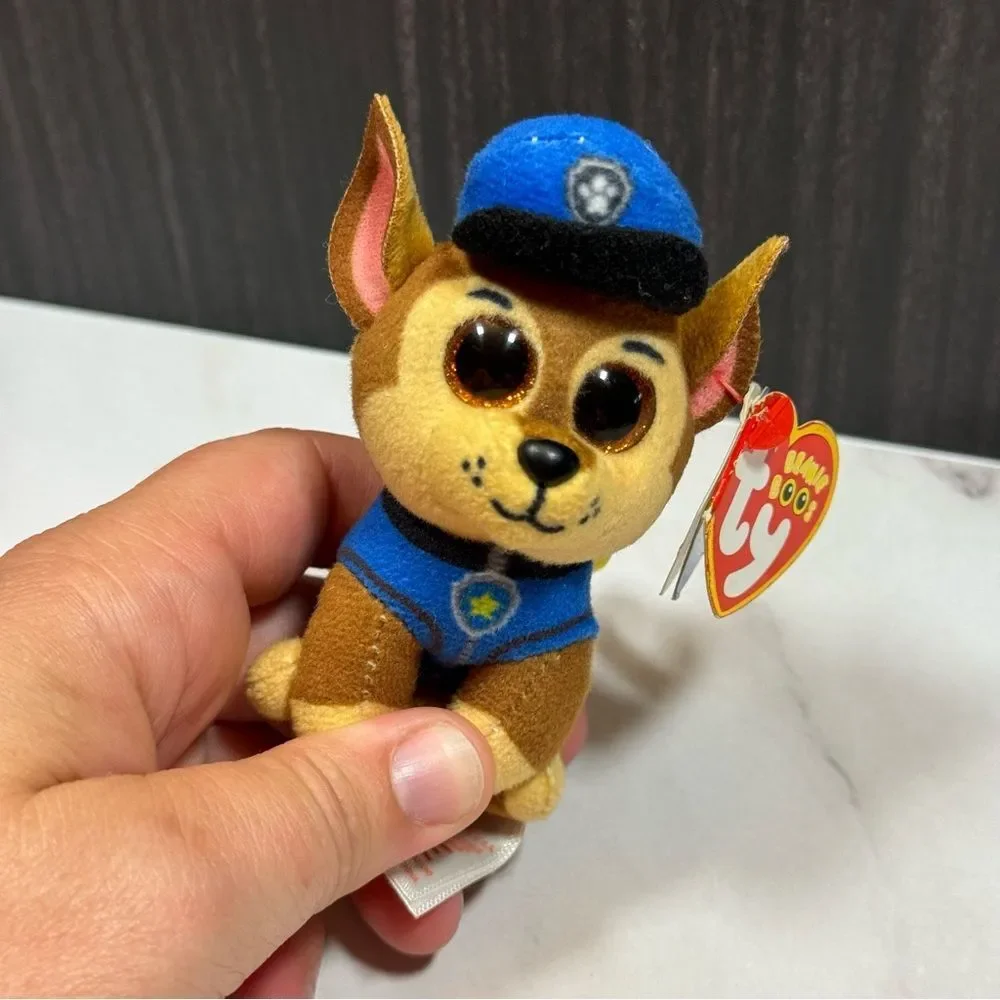 Paw Patrol Ty Beanie Boos Chase Plush Bag Clip